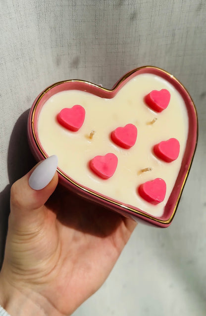 Limited Edition Valentine’s Heart Soy Candle