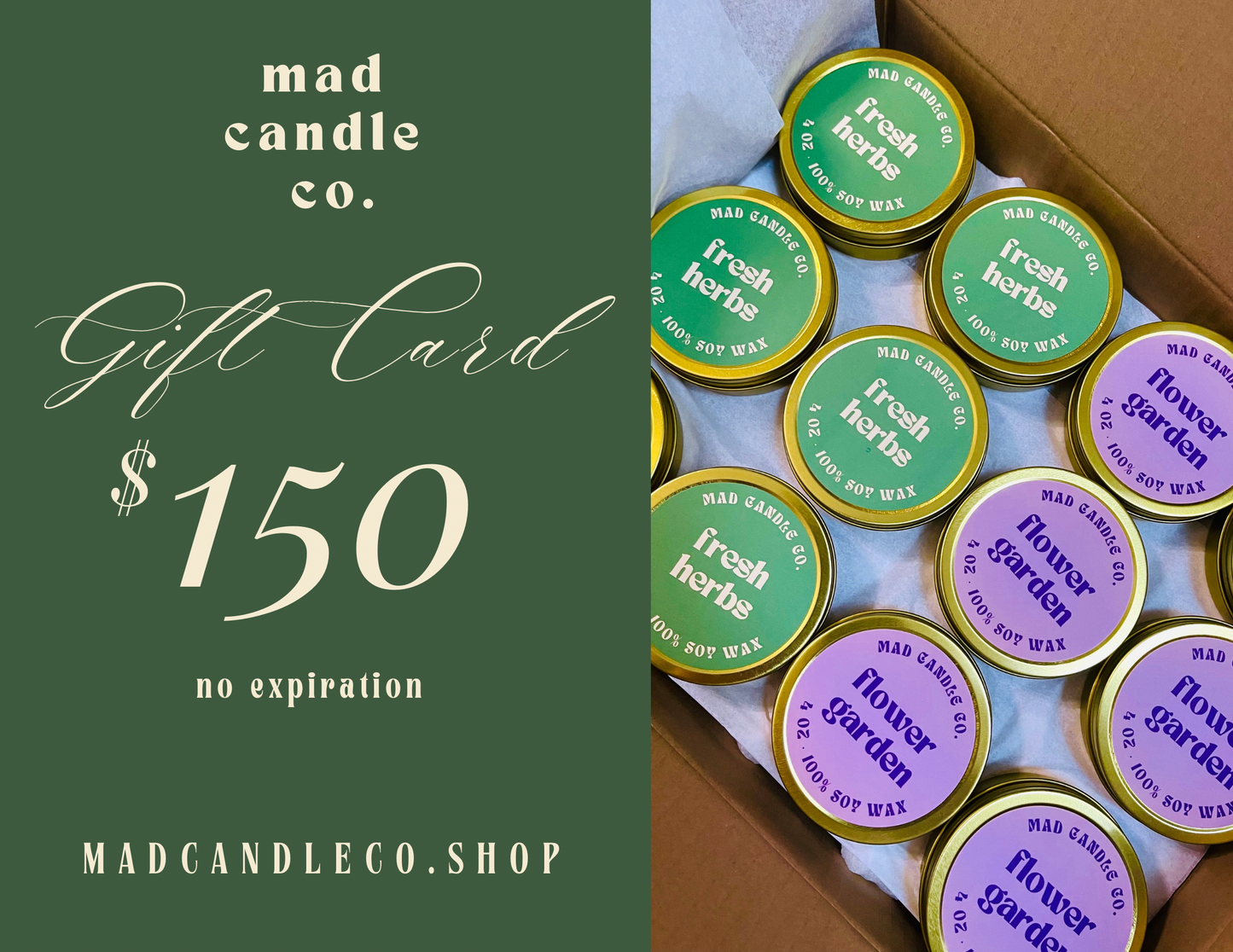 Mad Candle Co. Digital Gift Card